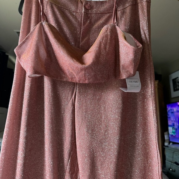 2 piece sparkle high waist wide leg outfit xl - Picture 6 of 6